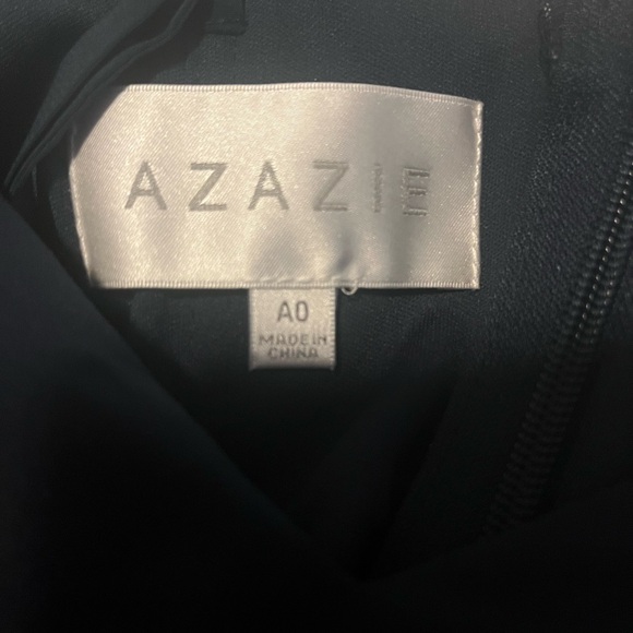 Azazie dark navy blue dress - Picture 6 of 8